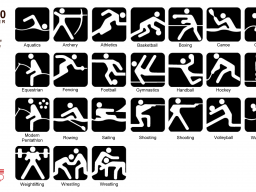 1980 JUEGOS OLÍMPICOS PICTOGRAMAS 001